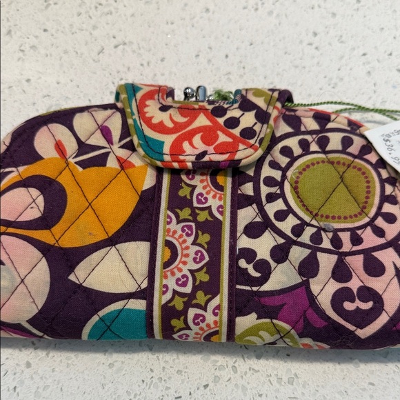 Vera Bradley Colorful Patterned Women's Clutch - Picture 1 of 7